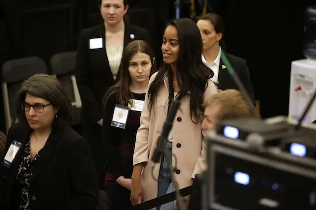 Malia Obama, at the University of Chicago Law School.